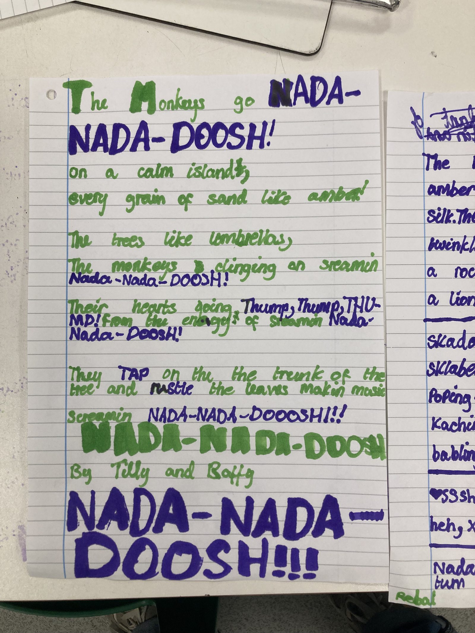 Primary school workshops